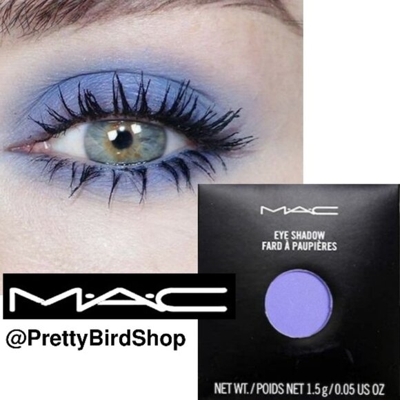 Last one! MAC COBALT eye shadow REFILL PAN rare NIB Satin - Picture 4 of 5